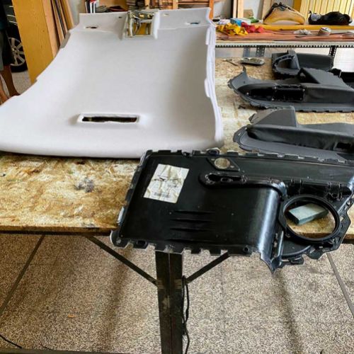 restauracion techo coche vintage